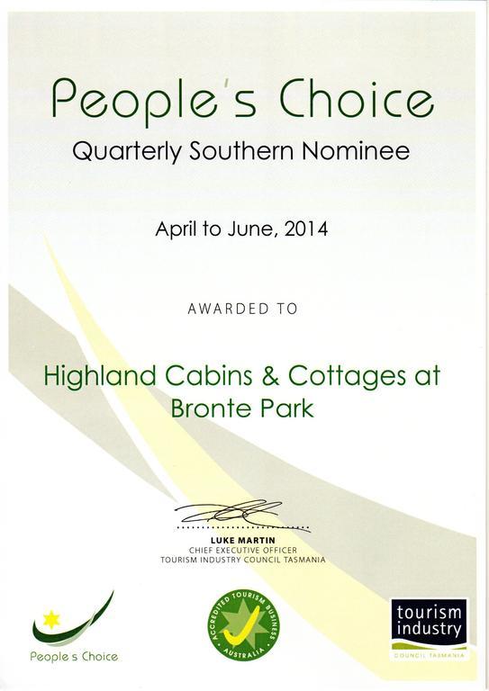 Highland Cabins And Cottages At Bronte Park Екстер'єр фото